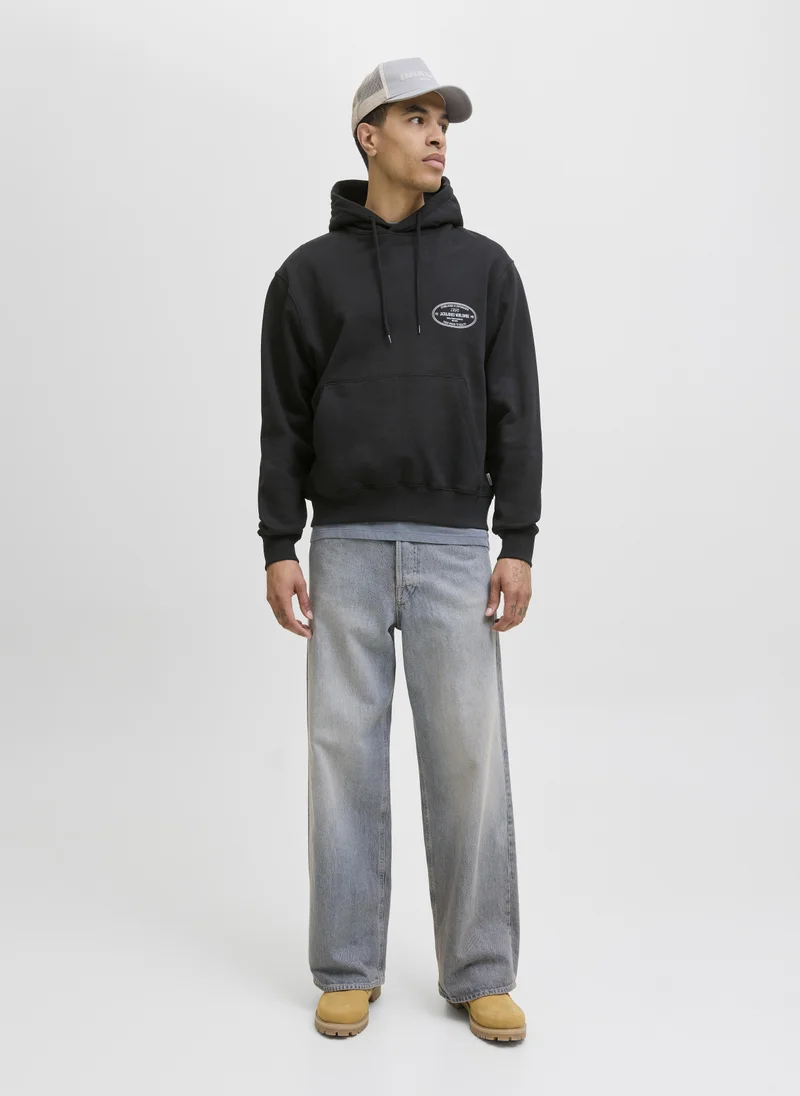 JACK & JONES  Graphic Pullover Hoodie for Men | Best Price UAE