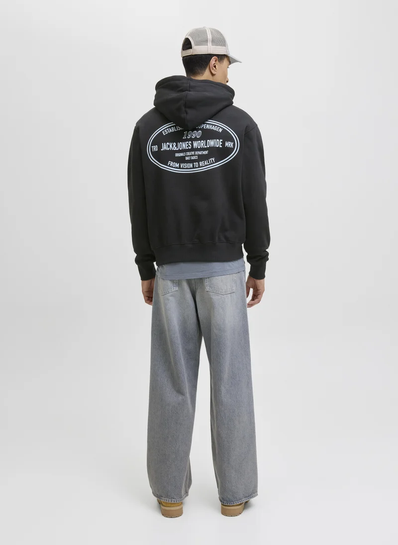 JACK & JONES Graphic Pullover Hoodie
