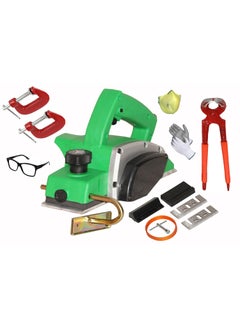 Digital Craft Digital Craft Wood Planer 1400W Machine of Carpentry HighPower MultiFunction Electric Planer Professional Woodworking Machine 82mm Electric Planer Machine2 G Clamp8Inch Pincer Plier  - Image 1