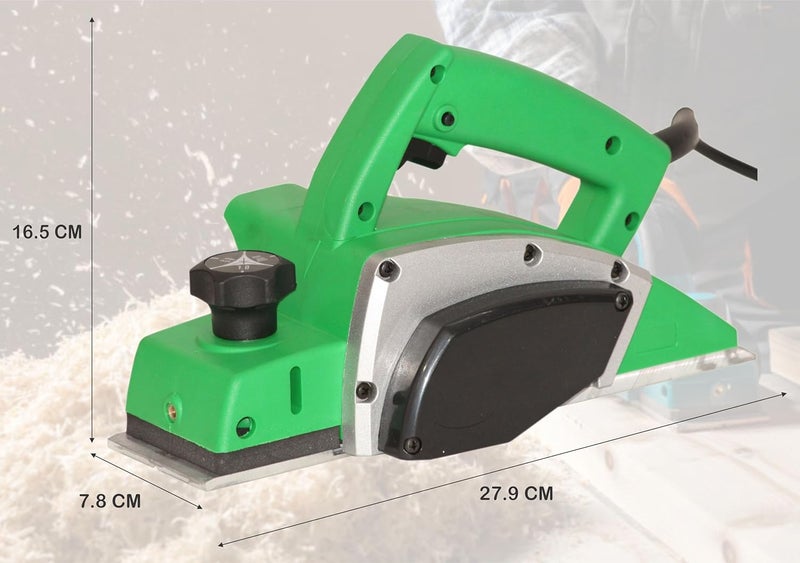 Digital Craft Digital Craft Wood Planer 1400W Machine of Carpentry HighPower MultiFunction Electric Planer Professional Woodworking Machine 82mm Electric Planer Machine2 G Clamp8Inch Pincer Plier  - Image 4