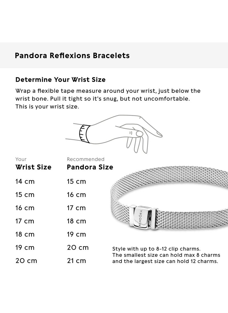 PANDORA Reflexions Mesh Bracelet in Sterling Silver - pzsku/ZAC36F83ADA63C9710A40Z/45/_/1724034711/3fc3a5af-47d1-4980-8fe6-6a3f3041824c