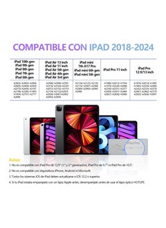ماركة غير محددة قلم ستايلس يعمل باللمس لأجهزة iPad – دعم الإمالة ورفض راحة اليد، مغناطيسي، شحن Type-C، متوافق مع iPad 109876، iPad Air، iPad Mini، وiPad Pro (2018-2022)  - Image 4