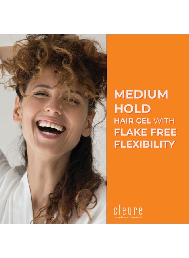 Cleure Cleure Lightweight Hair Styling Gel - Hypoallergenic, Fragrance Free for Edge Control to Tame Frizz with Medium Hold (8 fl oz, Pack of 2)  - Image 3