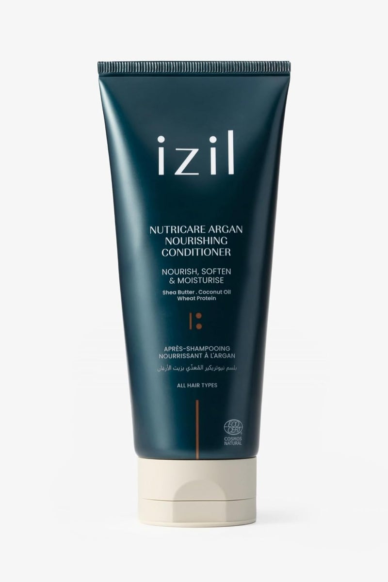 STRBOXONG izil Beauty Nutricare Argan Nourishing Conditioner  Deep Conditioning & Detangling Hair Care  Restores Shine & Strengthens Weak Dry Hair  9863% Natural SiliconeFree  200ml - Image 1