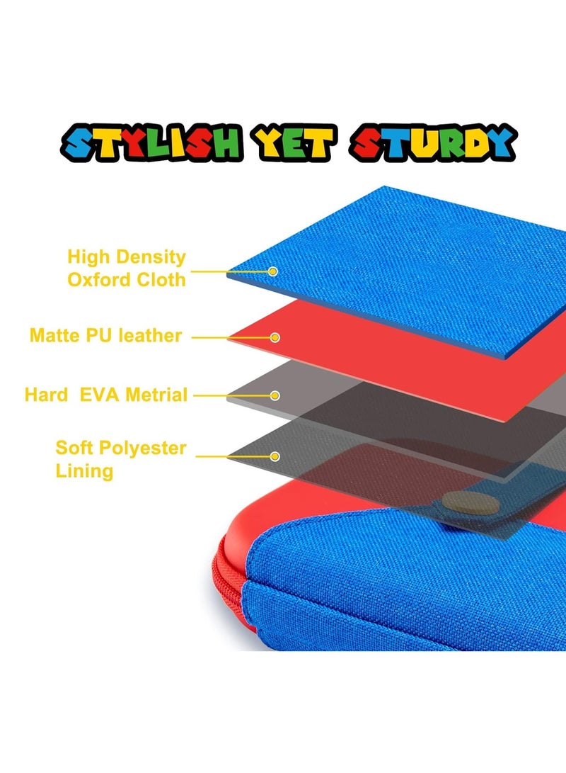 general Carrying Case For Nintendo Switch, OLED Carrying Case,Portable Travel Flip Case with 10 Game Card Storage Pockets for Nintendo Switch Accessories and Games - Image 5