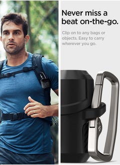 Spigen Lock Fit Samsung Galaxy Buds 3 Pro Case and Buds3 Case Cover Secure Lock Protection with Carabiner (2024) - Matte Black  - Image 5