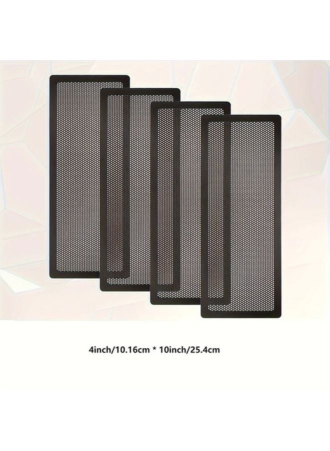 4 قطع أغطية فتحات تهوية مغناطيسية 4 × 12 بوصة مرشحات مضادة للحشرات وانسداد سهلة التنظيف - Image 4