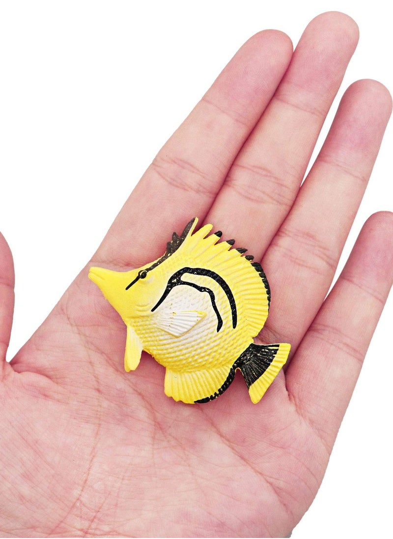 Y&D Tropical Fish Toys Set, Model Plastic Cute Simulation Marine Organism Educational for Kids Learning Toy Party Favors Boys, Girls, (12 Pcs)  - Image 4
