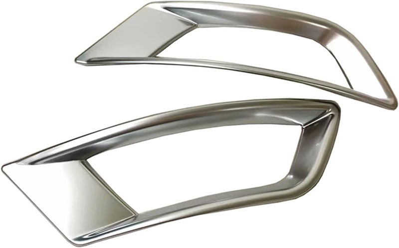 DEMULAX ABS Chrome Fog Light Covers for Jaguar F-Pace - Image 1