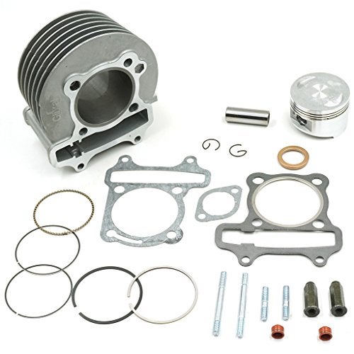 Glixal ATMT1-017 GY6 150cc 57.4mm Cylinder kit with Piston Kit 4 Stroke 152QMI 157QMJ TAOTAO JONWAY ZNEN Roketa ATV Moped Go-Kart - Image 2