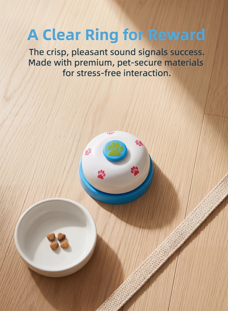 Pet Toys – Dog & Cat Training Bell, Interactive Press Button, Safe Non-Toxic Material, Small Size 7.2×7.2×4.9cm, Fun for Training & Communication, Suitable for Small,Medium,Large Cat and Dog - Image 3