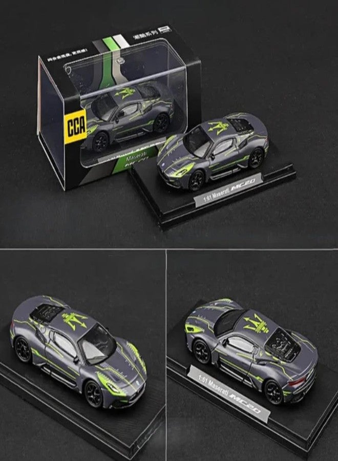 SMALL CLAP CCA 1:64 Acrylic Maserati MC20 Collection Cool Car Series 3+ Years (Grey) - Image 2