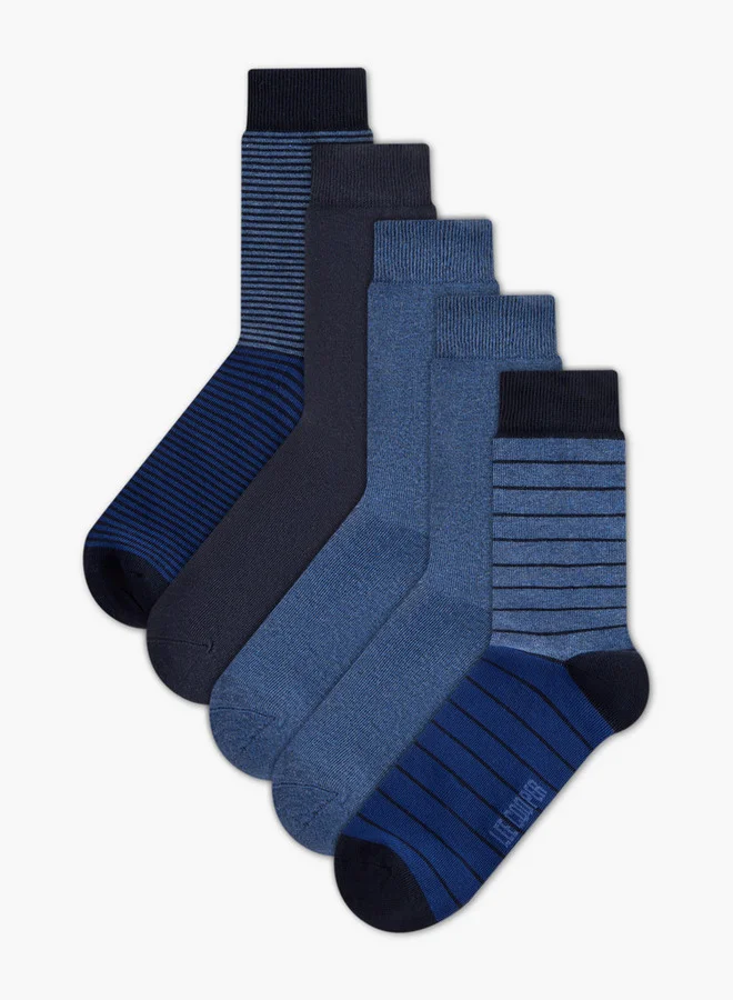 لي كوبر Assorted Crew Length Socks - Set of 5