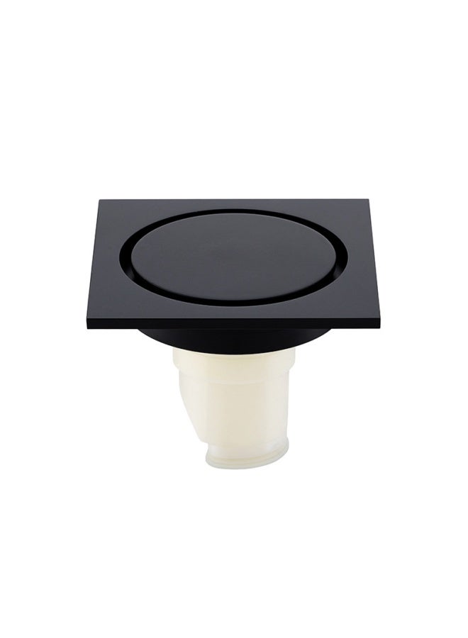 European Style Solid Copper Round Rose Gold Anti-Clog Anti-Odor Universal Hidden Floor Drain for Bathroom DL2203