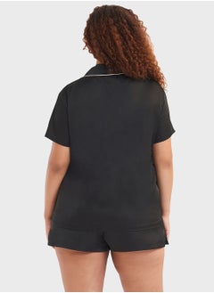 BLUEBELLA Pocket Detail Shirt & Short Pyjama Set  - Image 2