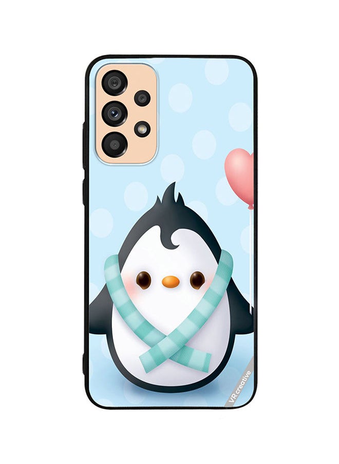VR CREATIVE Protective Case Cover For Samsung Galaxy A73 5G Baby Penguin Design Multicolour  - Image 1