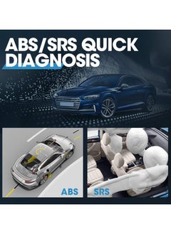 Topdon Elite OBD2 Scanner ABS SRS Diagnostic Tool for Full OBD2 Functions and Warning Light Turn-off with Built-in DTC Lookup OBDCAN  - Image 4