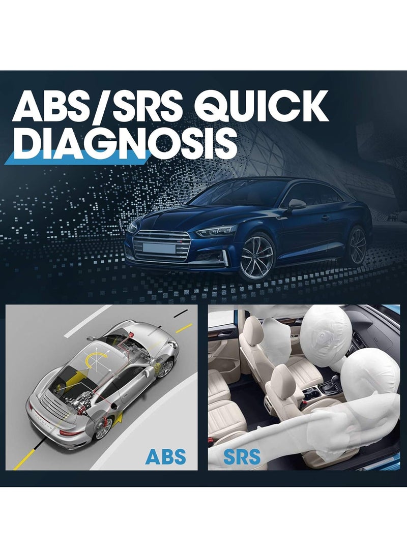 Topdon - Elite OBD2 Scanner ABS SRS Diagnostic Tool for Full OBD2 Functions and Warning Light Turn-off with Built-in DTC Lookup OBDCAN - Image 1