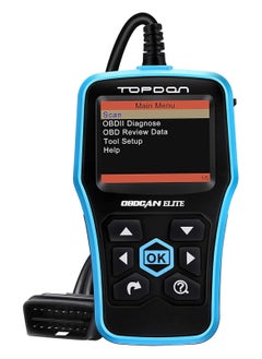 Topdon Elite OBD2 Scanner ABS SRS Diagnostic Tool for Full OBD2 Functions and Warning Light Turn-off with Built-in DTC Lookup OBDCAN  - Image 1