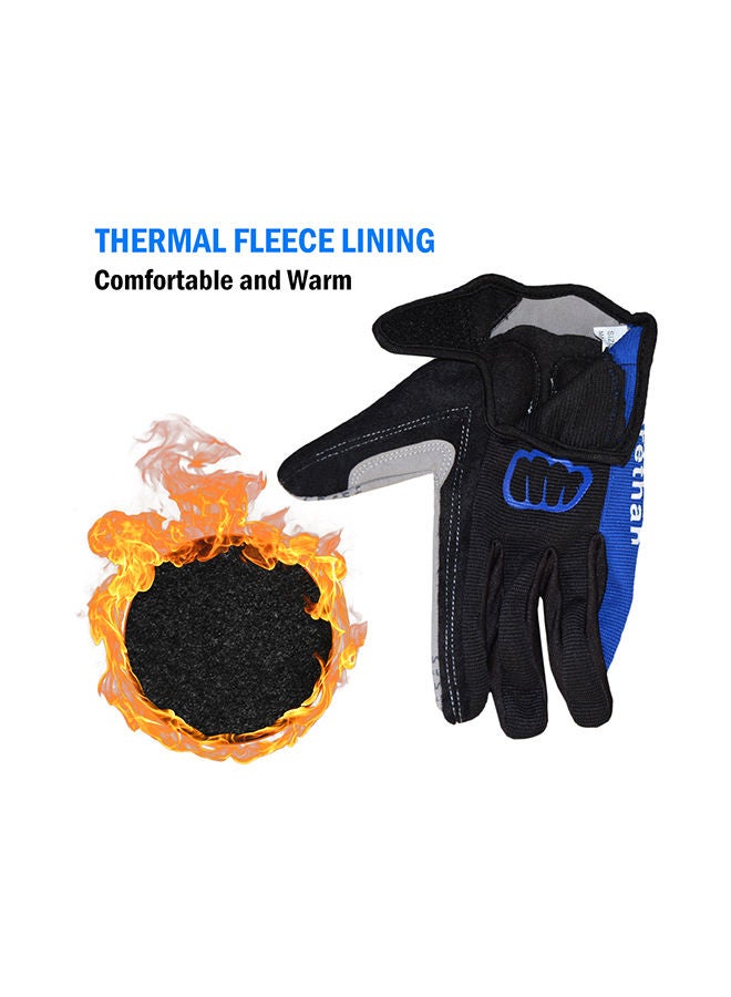 Loquat Full Finger Anti Slip Gel Pad Motorcycle MTB Road Bike Winter Cycling Gloves - Image 4