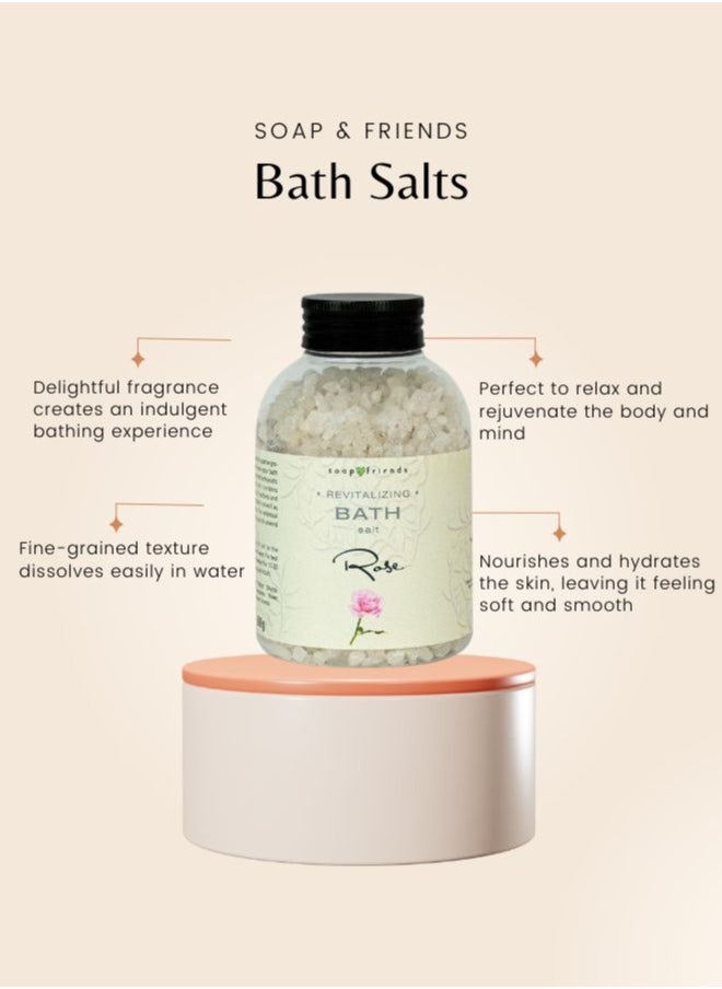 Soap&Friends Soap&Friends Romantic Rose Bath Salt for Youthful Radiance and Softness 500g  - Image 4