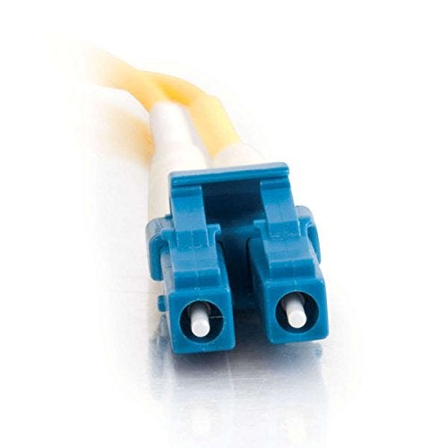 C2G Legrand - C2G LC to LC Fiber Optic Cable, 9/125 Fiber Optic Cable, Yellow Fiber Cable, 3 Meter (9.8 Feet) OS2 Single-Mode Cable, Fiber Patch Cable, 1 Count, C2G 28758 - Image 3