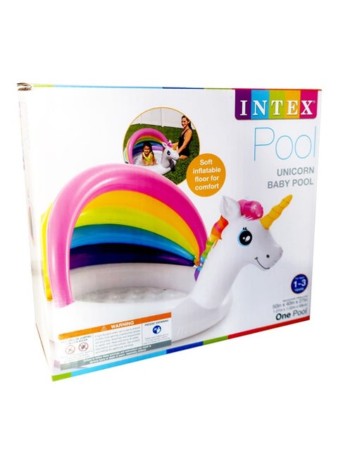 Unicorn Inflatable Kiddie Pool 127x102x69cm