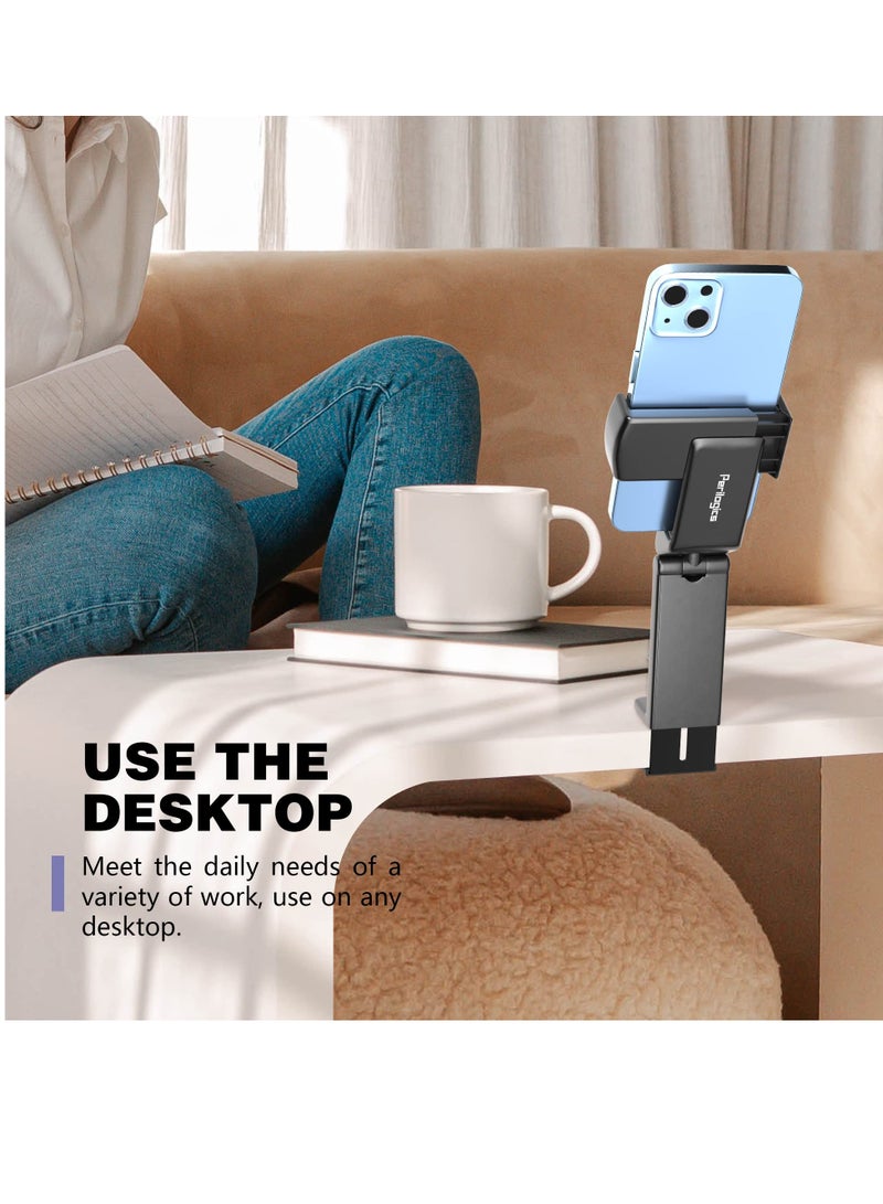 erorex Flight Phone Mount Handsfree Phone Holder for Desk With Multidirectional Dual 360 Degree Rotation Pocket Size Travel Essential Accessory for Flying Us Patented and Protected - Image 5