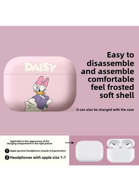 Strawberry Bear Family Airpods Protective Case Cartoon Cute Suitable For Apple 1/2/3 Generation Bluetooth Headset Soft Case-Color:Angry Bag-pink-Model:AirpdosPRO2 Generation