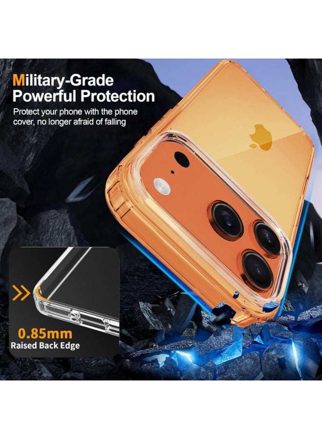 Crystal Clear Case for IP 17 Pro Max(2025), [Anti-Yellowing] Hard Back Slim Shockproof Bumper Anti-Scratch, Suitable for Wireless Charging - Image 4