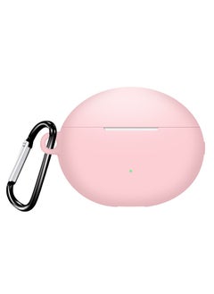 NIBEMINENT Silicone Earphone Cover Case for Huawei Freebuds 5i 6i Pink  - Image 1