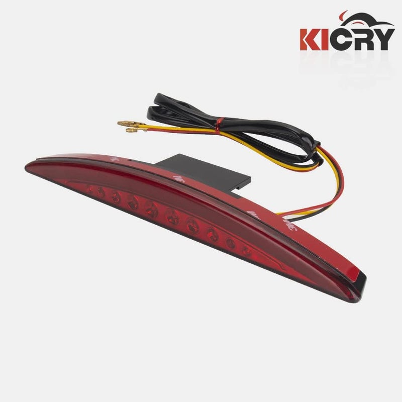 KICRY مجموعة الإضاءة الخلفية LED للرفارف الخلفية متوافقة مع هارلي ديفيدسون سوفتيل بريك أوت CVO FXSBSE 2013 2014 FXSB 2013 2014 2015 2016 2017 (أحمر) - Image 2