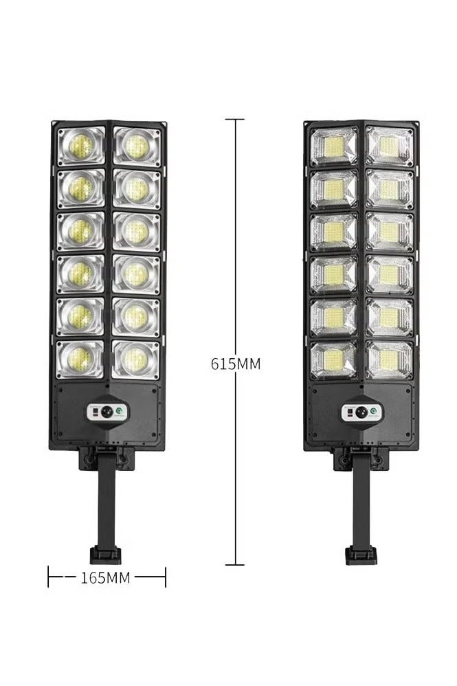 سولار ضوء الشارع بالطاقة الشمسية IP65 من الغسق إلى الفجر في الهواء الطلق مع جهاز تحكم عن بعد مقاوم للماء مثالي لوقوف السيارات وساحة المرآب والحديقة الرائعة - Image 5