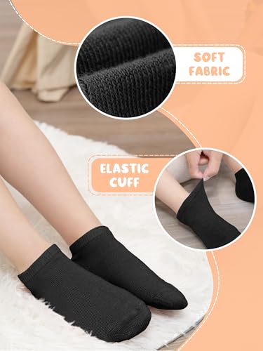 Cooraby 25 Pairs Kids' Socks Low Cut Socks Half Cushion Sport Ankle Athletic Socks for Boys Girls - Image 3