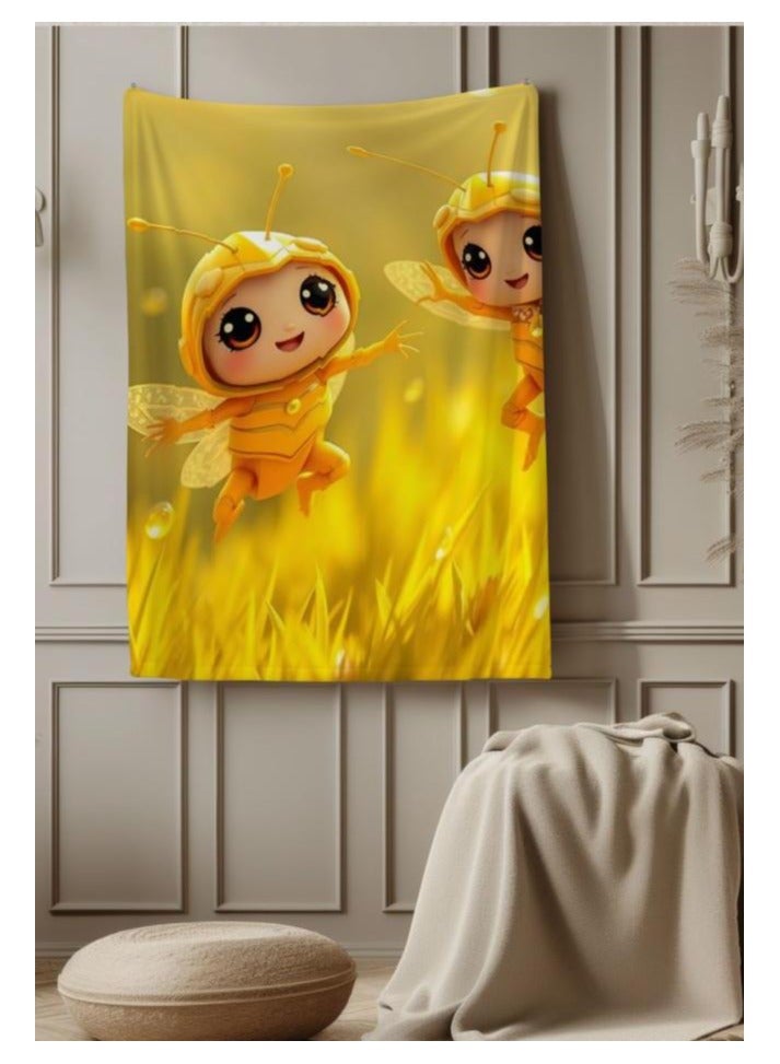 general Children's or student cartoon flannel thin blanket (warm and comfortable, suitable for sleep, games) 100cm*150cm - 1071 - Image 4