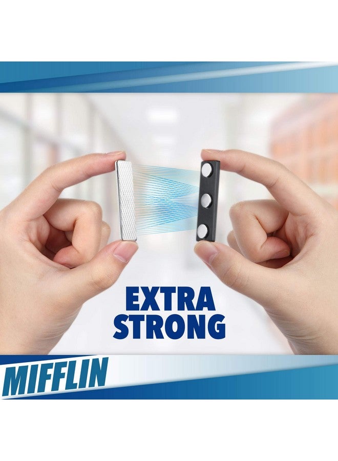 Mifflin-USA Name Tag Magnets (100 Magnets, 1.75 x 0.5 inches), Name Tag Magnet Backs w/ 3 Extra-Strong Neodymium Magnets for ID Badge Holders - Image 3