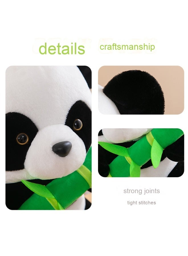 آنا دمى دببة باندا مصنوعة من ورق البامبو - ألعاب قماشية ناعمة - Image 4