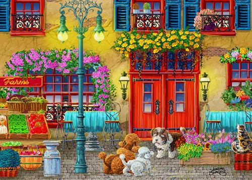 Mulic 300 Piece Puzzles for Adults Large Piece Jigsaw Puzzles for Seniors Kids Licensed by Joseph Burgess - Image 1