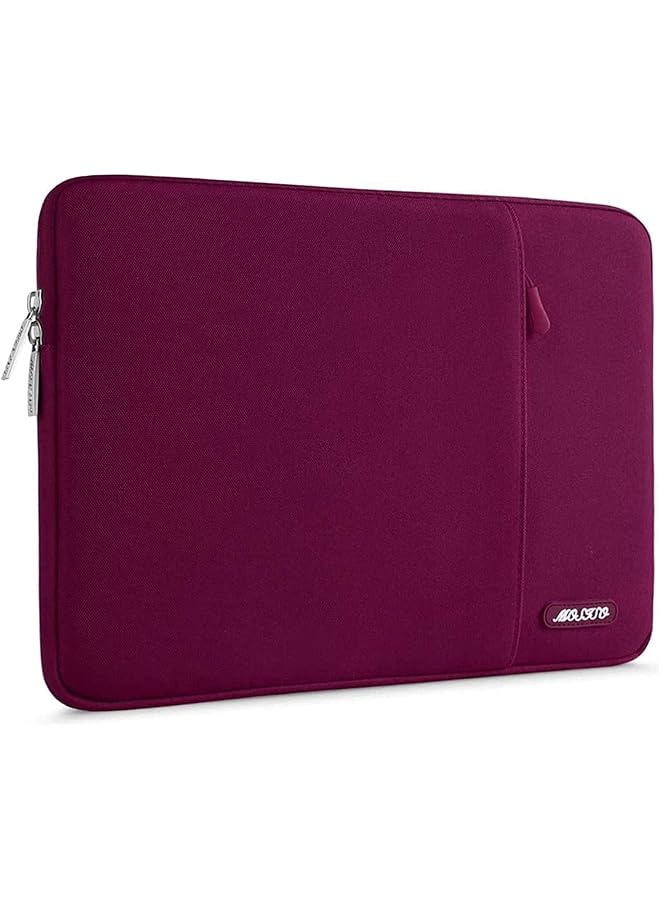 موسيسو حافظة كمبيوتر لوحي متوافقة مع ايباد 10th 10.9 Inch Air 5Th 10.9 Pro 11 M2 9 8 7 10.2 Air 4 10.9 Air 3 10.5 9.7 حقيبة عمودية من البوليستر باللون الأحمر الخمري - Image 5