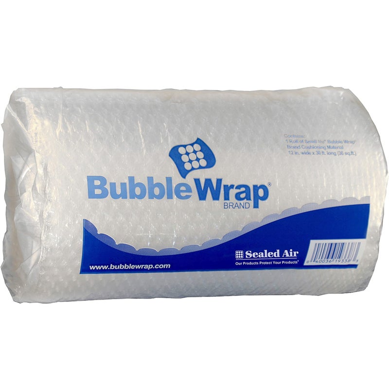 Sealed Air Bubble Wrap Cushioning Material, 3/16 Inch Thick, 12 Inches x 30 Feet (19338) - Image 4