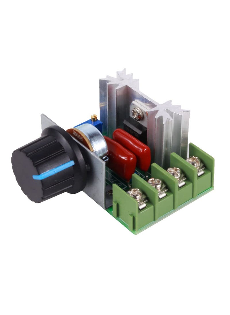 Keenso Adjustable Motor Speed Controller Board Speed Switch Module Variable Voltage Regulator 2000W AC 50220V 25A Pulse Width Modulator  - Image 1