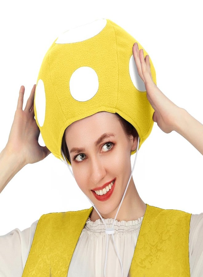 C-ZOFEK Multicolor Mushroom Toad Hat Spotted Cap Game Cosplay Costume for Halloween Christmas - Image 1