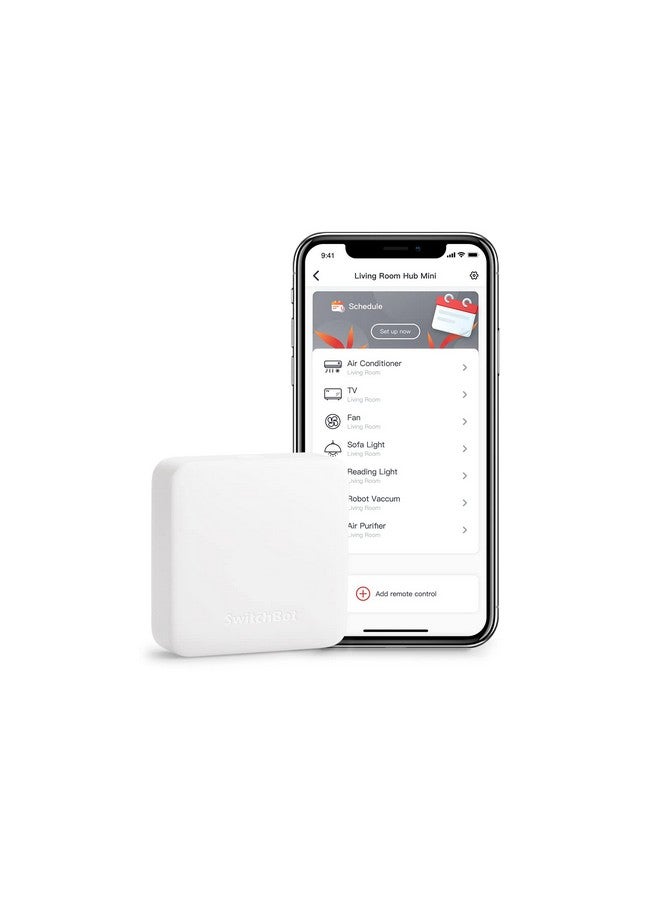 SwitchBot Hub Mini Smart Remote - IR Blaster, Link SwitchBot to Wi-Fi (Support 2.4GHz), Control TV, Air Conditioner, Compatible with Alexa, Google Home, HomePod, IFTTT - Image 1