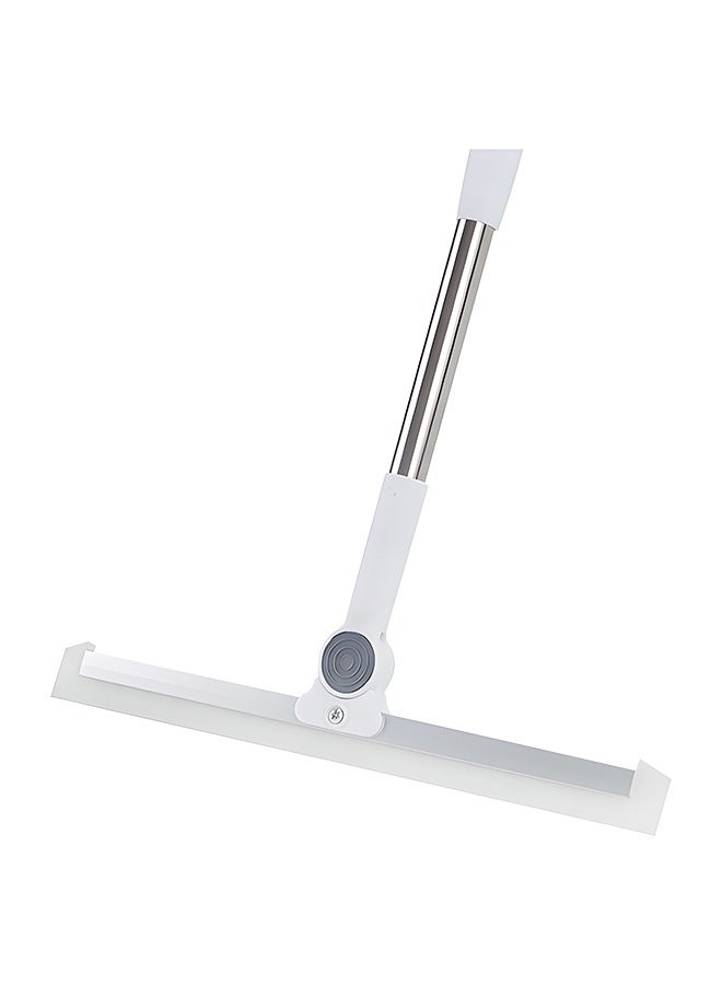 Adjustable Stainless Steel Floor Scraper, Long Handle Silicone Magic Broom, Bathroom Hair Cleaner, Easy to Clean, Non-Stick Hair, 180° Rotation, Suitable for Car Glass, Marble, Tiles, Floors / 103 X 35 cm - Image 1