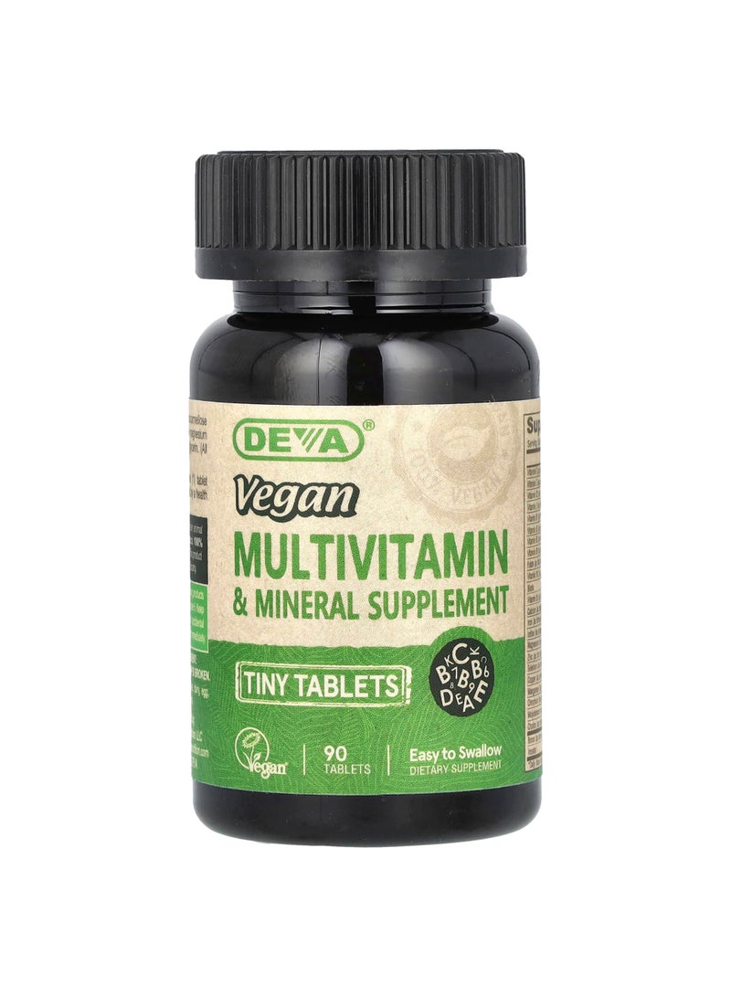 Deva Vegan Multivitamin & Mineral Supplement, 90 Tablets