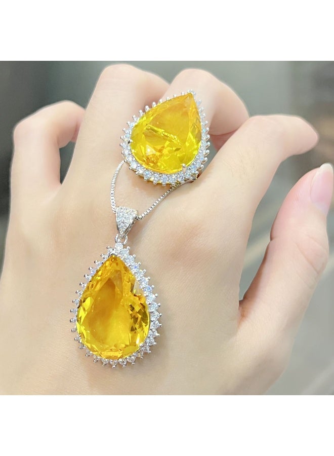 EBMINI مجموعة مجوهرات ألماس فاخرة وعصرية ومتعددة الاستخدامات - Image 1