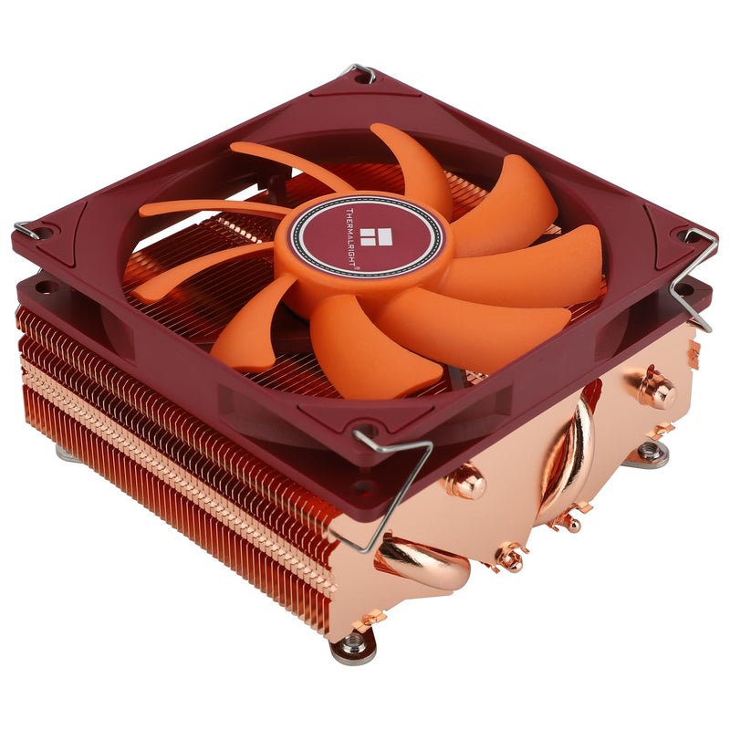 Thermalright AXP90-X53 Full Cooper Low Profile CPU Cooler ITX,with 92mm TL-9015R Slim PWM Fan ITX CPU Cooler,AGHP Technology,53mm Height,for AMD AM4 AM5/Intel 1700/1150/1151/1200/1851(AXP90 X53 Full) - Image 1