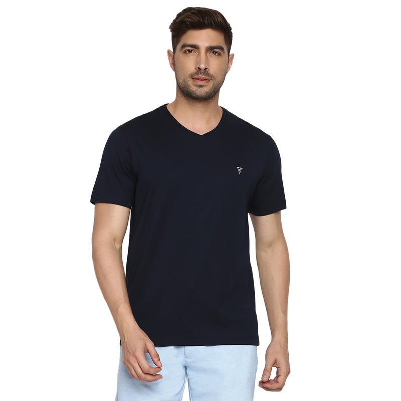 Van Heusen Navy T Shirt - Image 3