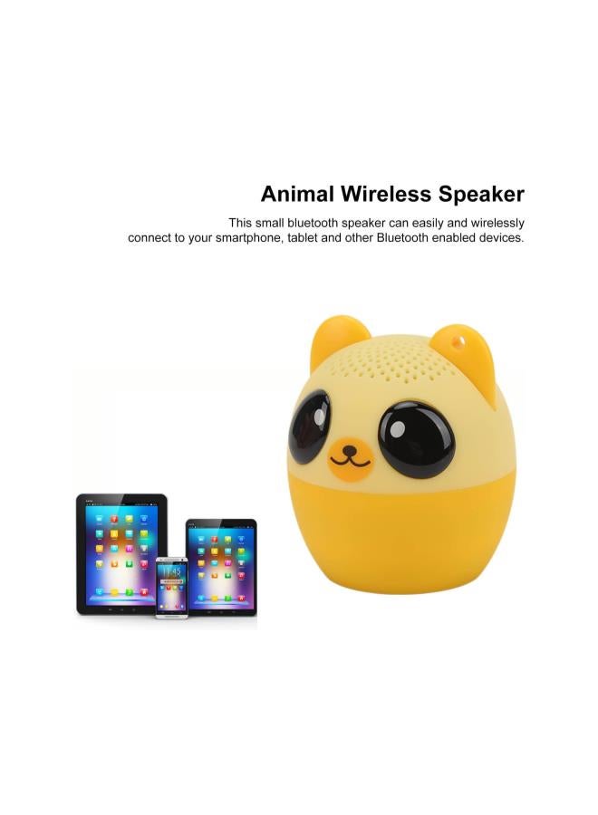Cute Animals Wireless Speakers, Pet Mini Speaker Compact Ultra Portable Powerful 3W Audio Driver Gift with Selfie Function for Kids(Little Bear) - Image 5