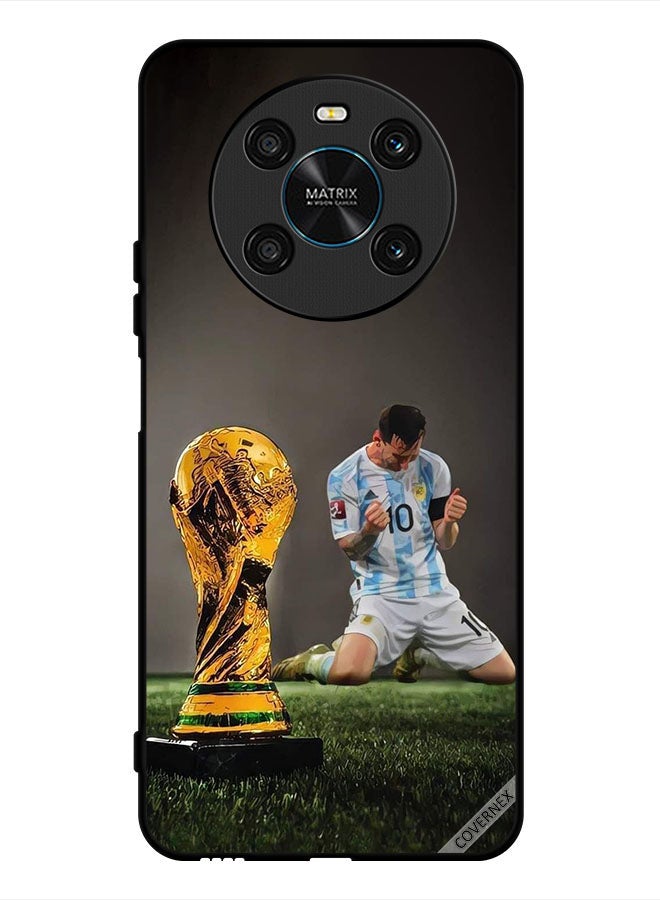 Covernex Protective Case Cover For Honor X9 4G Leo Messi & FIFA Trophy - Image 1